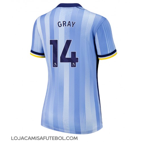 Camisa de Futebol Tottenham Hotspur Archie Gray #14 Equipamento Secundário Mulheres 2024-25 Manga Curta